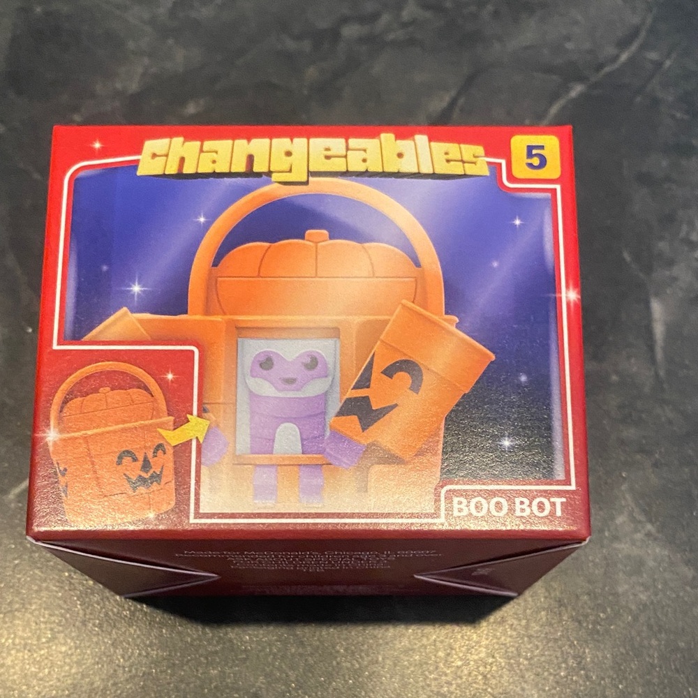 McDonald’s Happy Meal Changeables Boo Bucket, Boo 👻 Bot